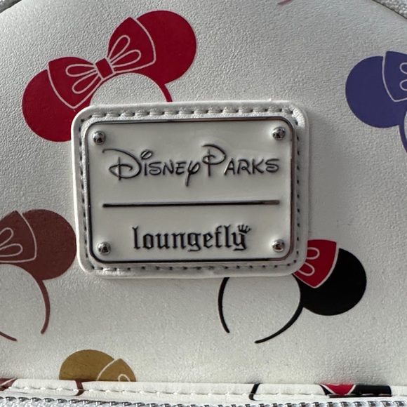 Loungefly Multicolor Bow Print Backpack - Picture 5 of 6